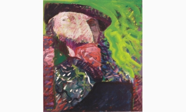 Togo:C'è ancora speranza, 1983, olio su tela, 90 x 80 cm.