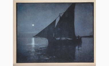 Filippo Cianciafara Tasca di Cutò: Plenilunio, 1928, 19 x 24 cm.