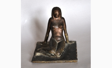 Egidio De Fichy: Bagnante, 1964, gesso patinato, 8, 5 cm.