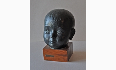 Egidio De Fichy: Mia Figlia Maria, 1949, bronzo, 20 cm.