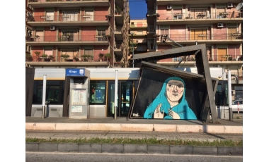 Giuseppe "Tofi" Morgani: L'Annunciata di Antonello alla Fermata Museo.,