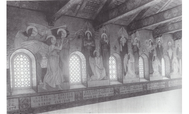 Giulio Bargellini: Gli Angeli delle Litanie Lauretane, 1936, mosaico, Duomo di Messina. Distrutto dai bombardamenti del 1943.