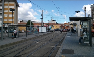 Il Capolinea Gazzi del Tram di Messina