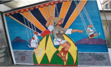 Eugenio Vanfiori: Orione e Sirio in Giostra, 2015.
