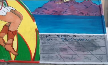 Eugenio Vanfiori: Orione e Sirio in Giostra, 2015, particolare.