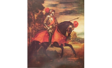 Tiziano: Ritratto di Carlo V a cavallo, 1548.