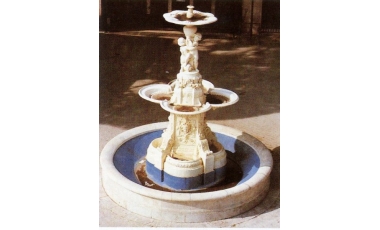 La Fontana in ghisa vista dall'alto