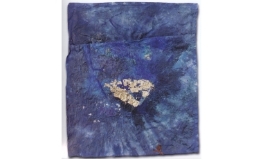 Mariella Marini: Terradimezzo, 2010, oliopigmento foglia oro, 102 x 80 cm.