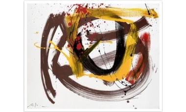 Alex Caminiti: Ducati, 2014,tecnica mista su tela, 80 x 100 cm .