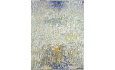 Tano Santoro: Senza titolo, 2009, olio su tela, 200 x 12 cm, collezione privata.