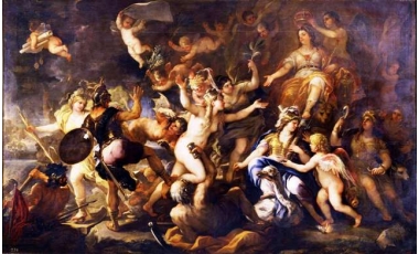 Luca Giordano: Allegoria della restituzione di Messina alla Spagna, 1678.