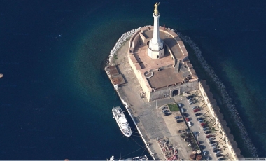 Il forte visto in una foto aerea