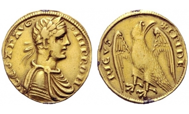 Zecca di Messina: Augustale di Federico II, XIII secolo.