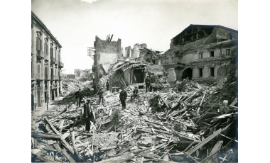 Messina dopo il sisma del 28 dicembre 1908, foto d'epoca